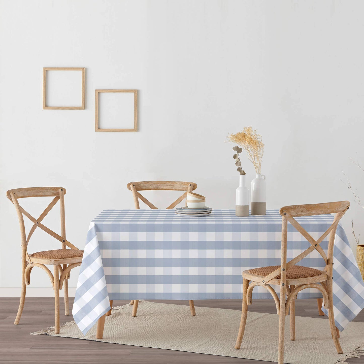 NAPPE CIRÉE - Carreaux bleus