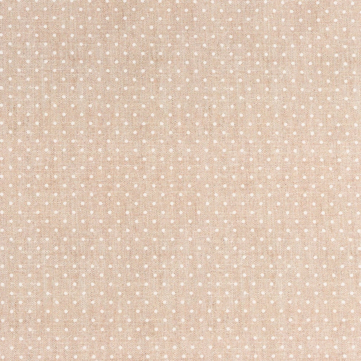 NAPPE CIRÉE - Beige petit pois blancs