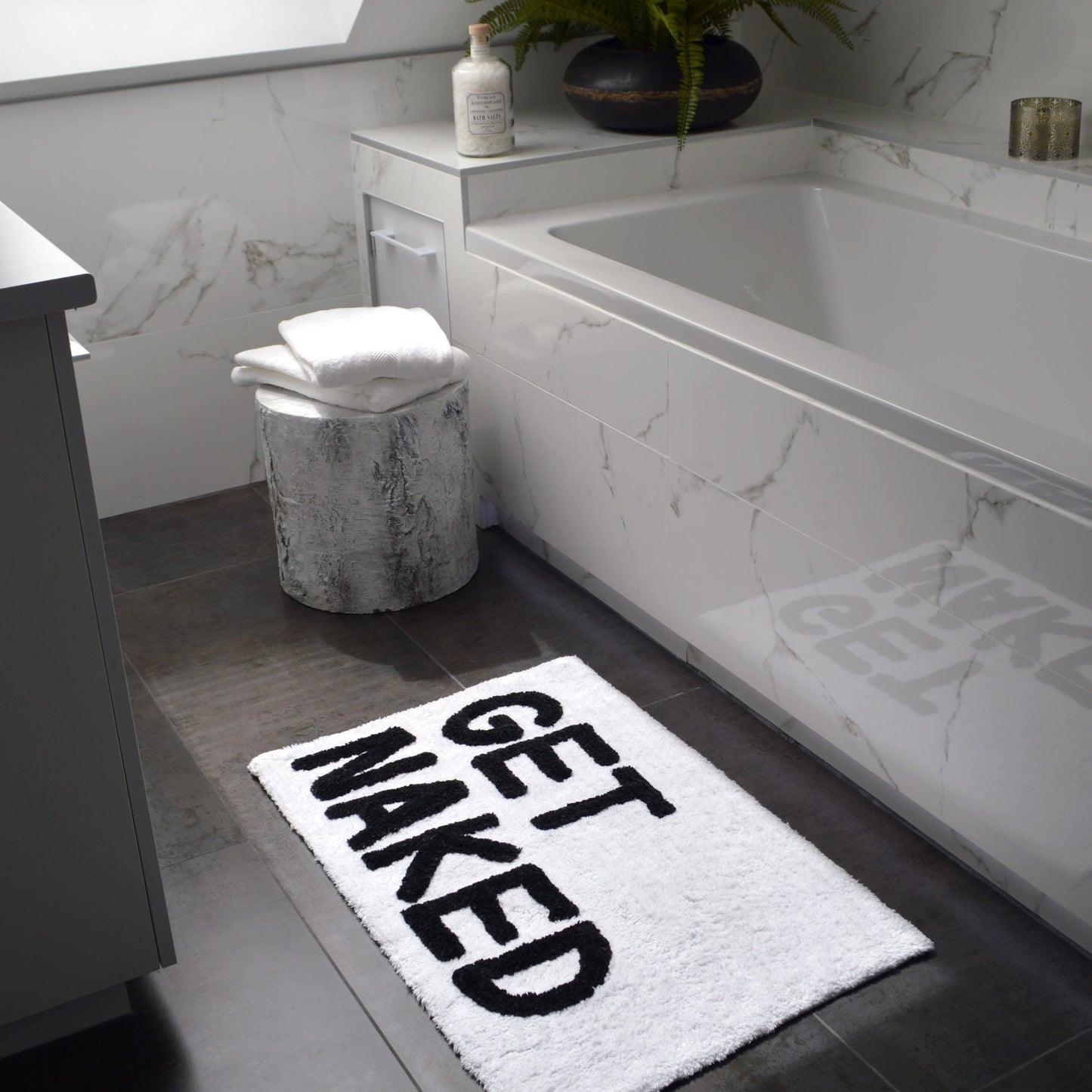 TAPIS DE BAIN "Get Naked "