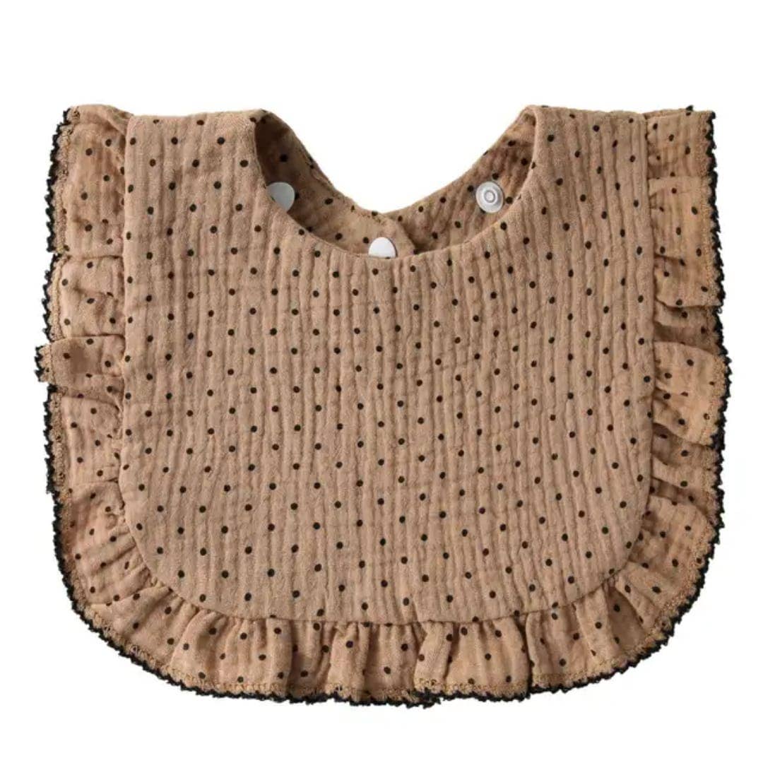 Bavoir imprimé 30×26cm coton biologique