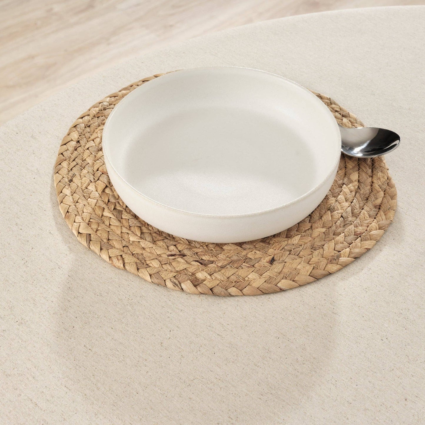 NAPPE CIRÉE RONDE - Beige