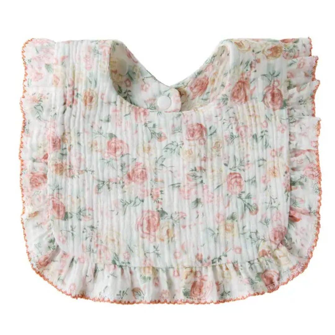 Bavoir imprimé 30×26cm coton biologique