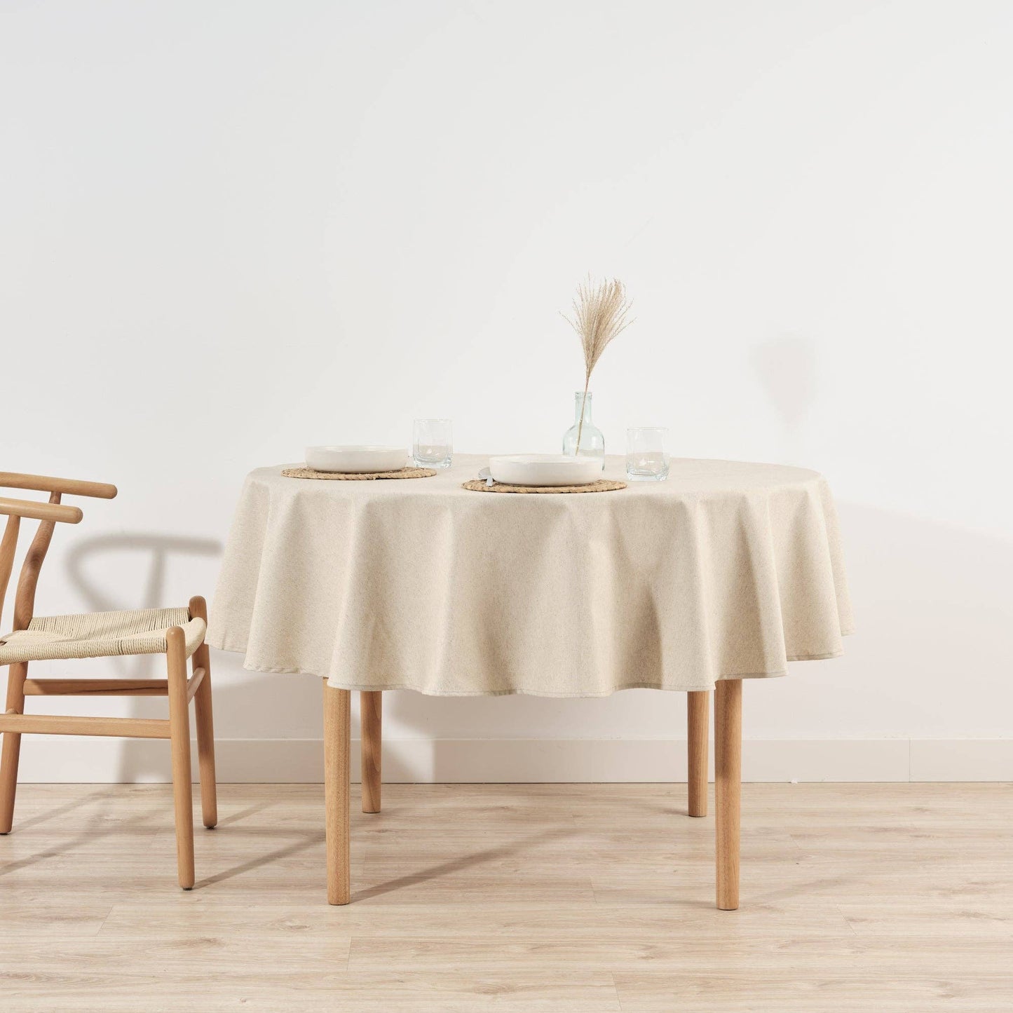 NAPPE CIRÉE RONDE - Beige