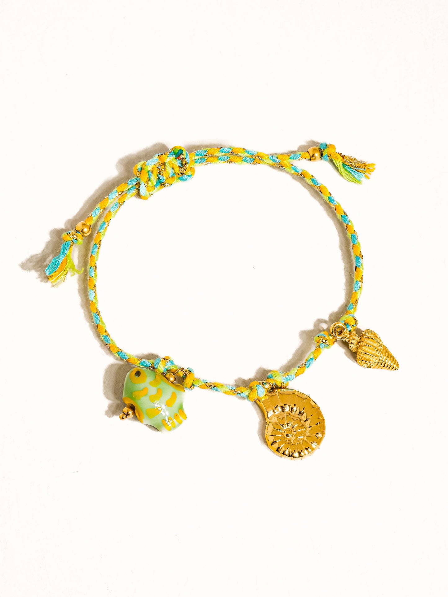Bracelet Charm Corde d'Été Menton18K Or Non-Ternissant