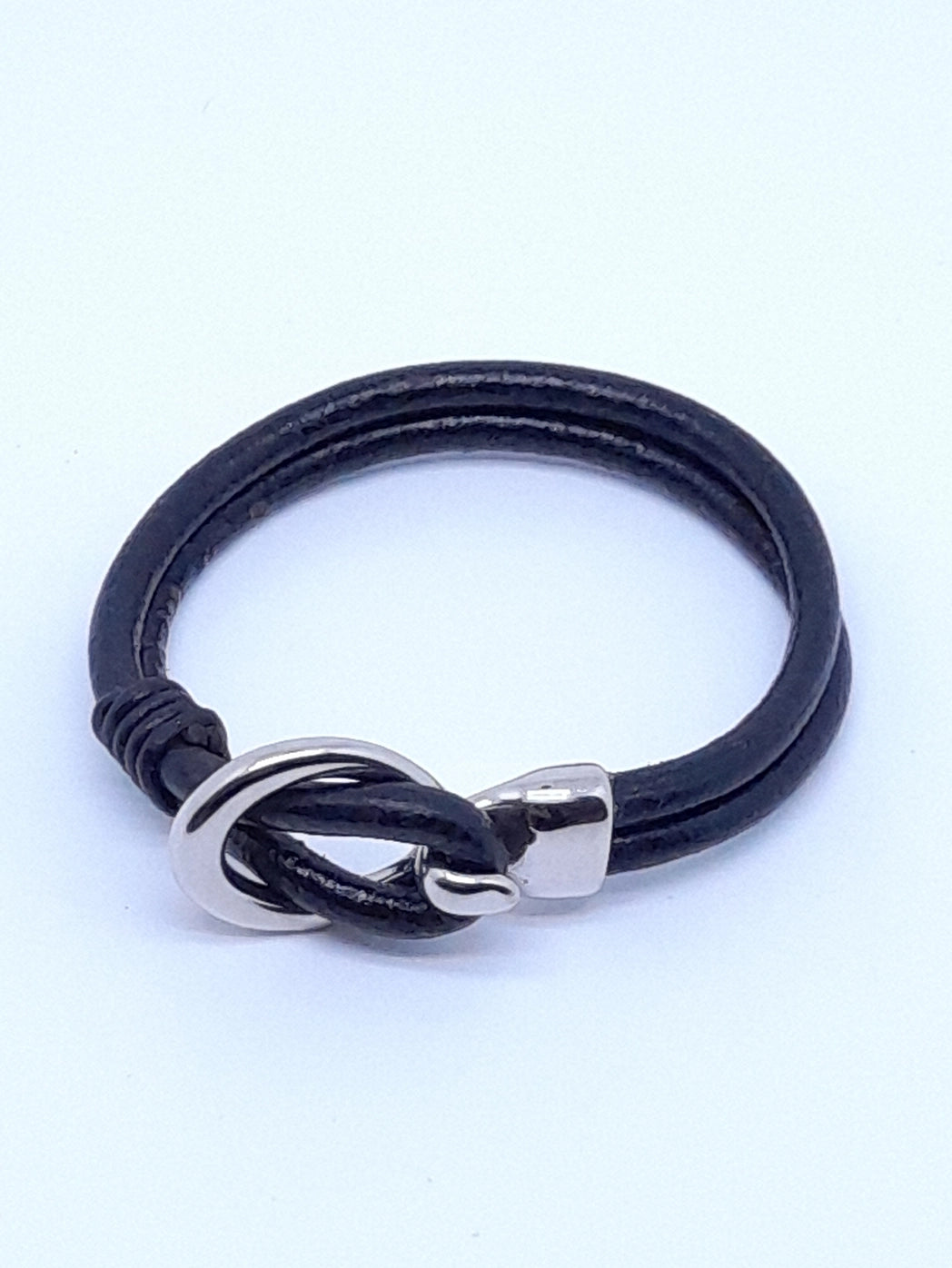 BRACELET EN CUIR - Noir
