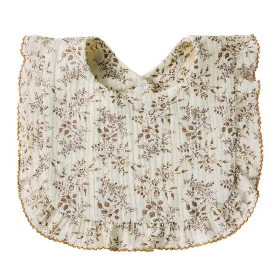 Bavoir imprimé 30×26cm coton biologique