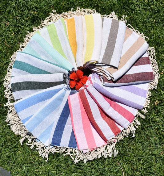 FOUTA RAYÉE - 7 couleurs
