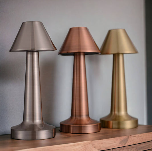 LAMPE TACTILE RECHARGEABLE - ARGENT