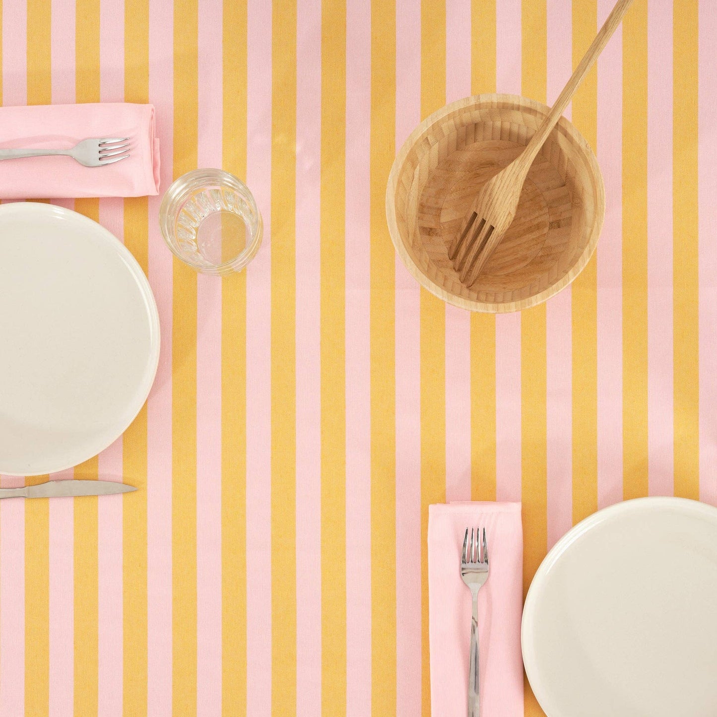 Nappe hydrofuge - Rose et jaune