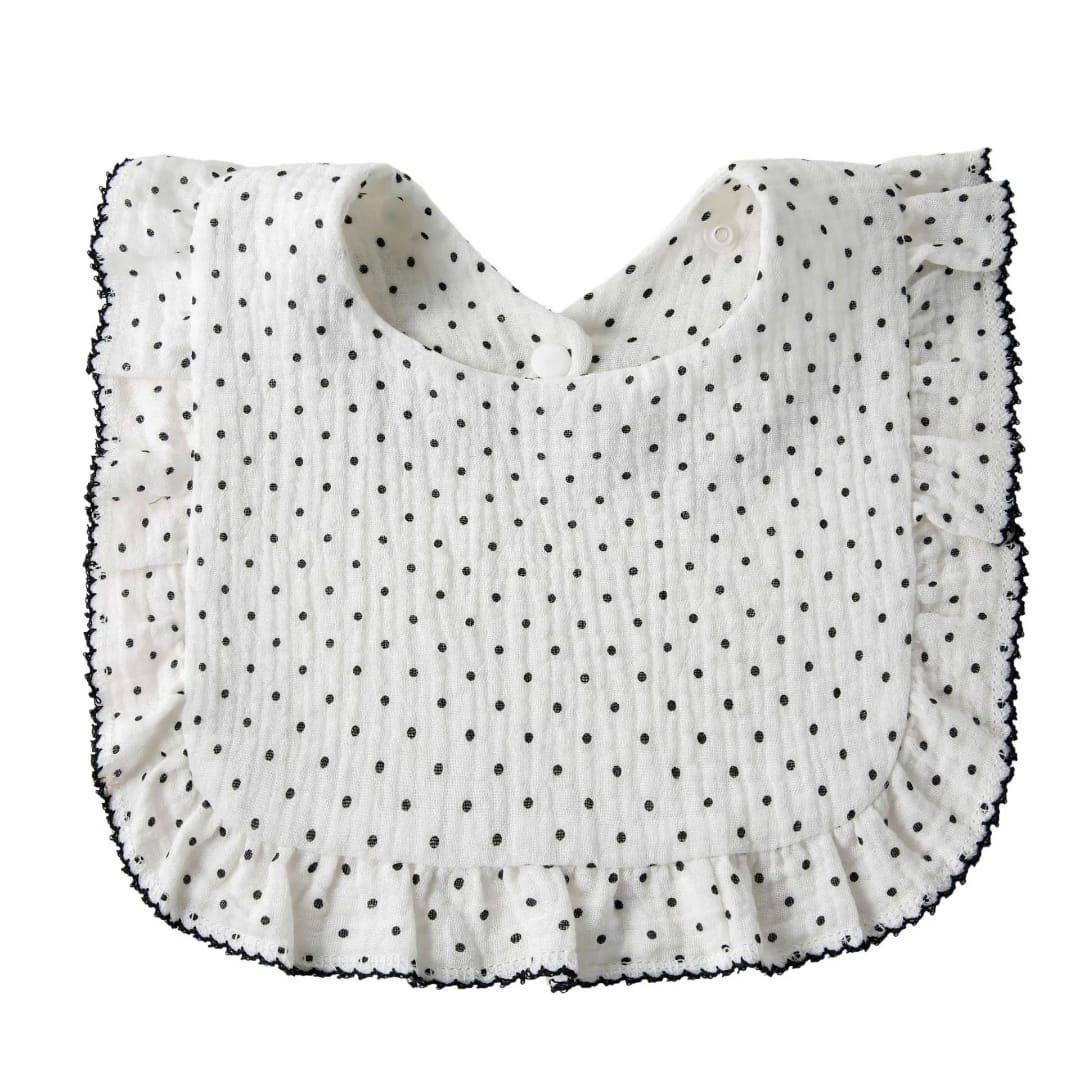 Bavoir imprimé 30×26cm coton biologique