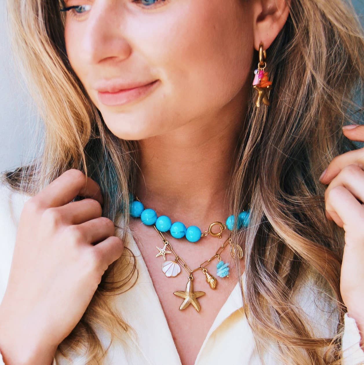 COLLIER CHAINE - Mer