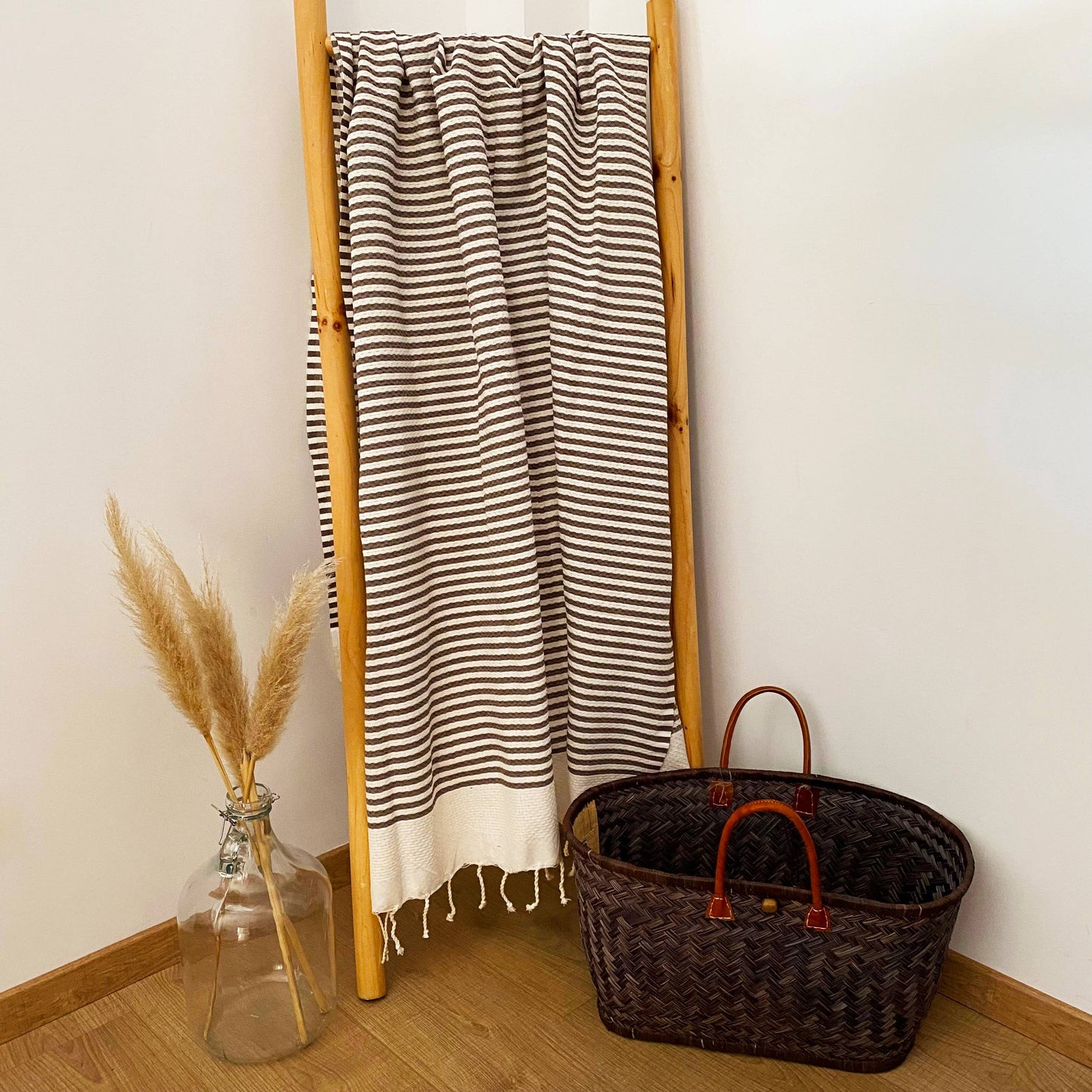 Fouta Nid d'Abeille Yadara 100x200 ou 200x200 cm 190gm²