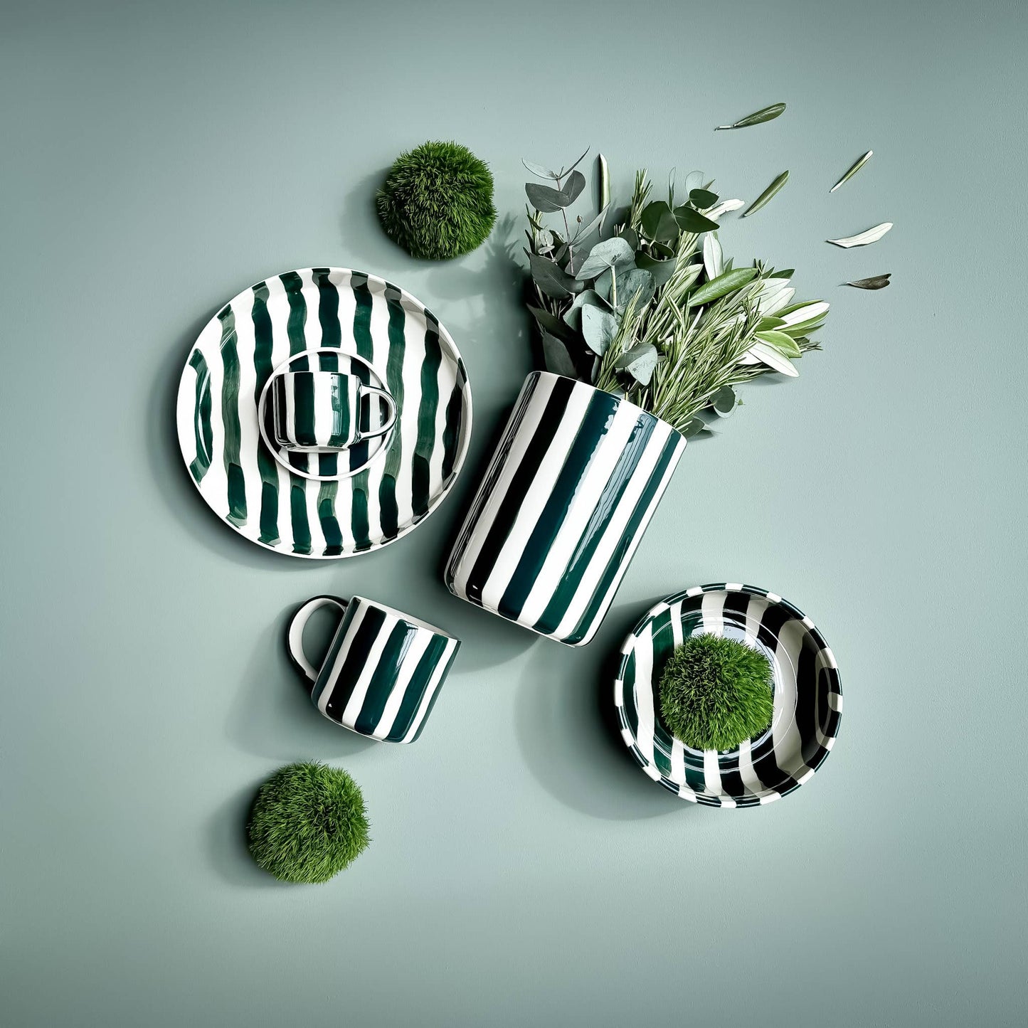 Bol Stripes - vert doux