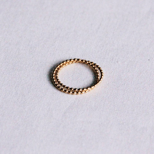 BAGUE DOUBLE ANNEAUX