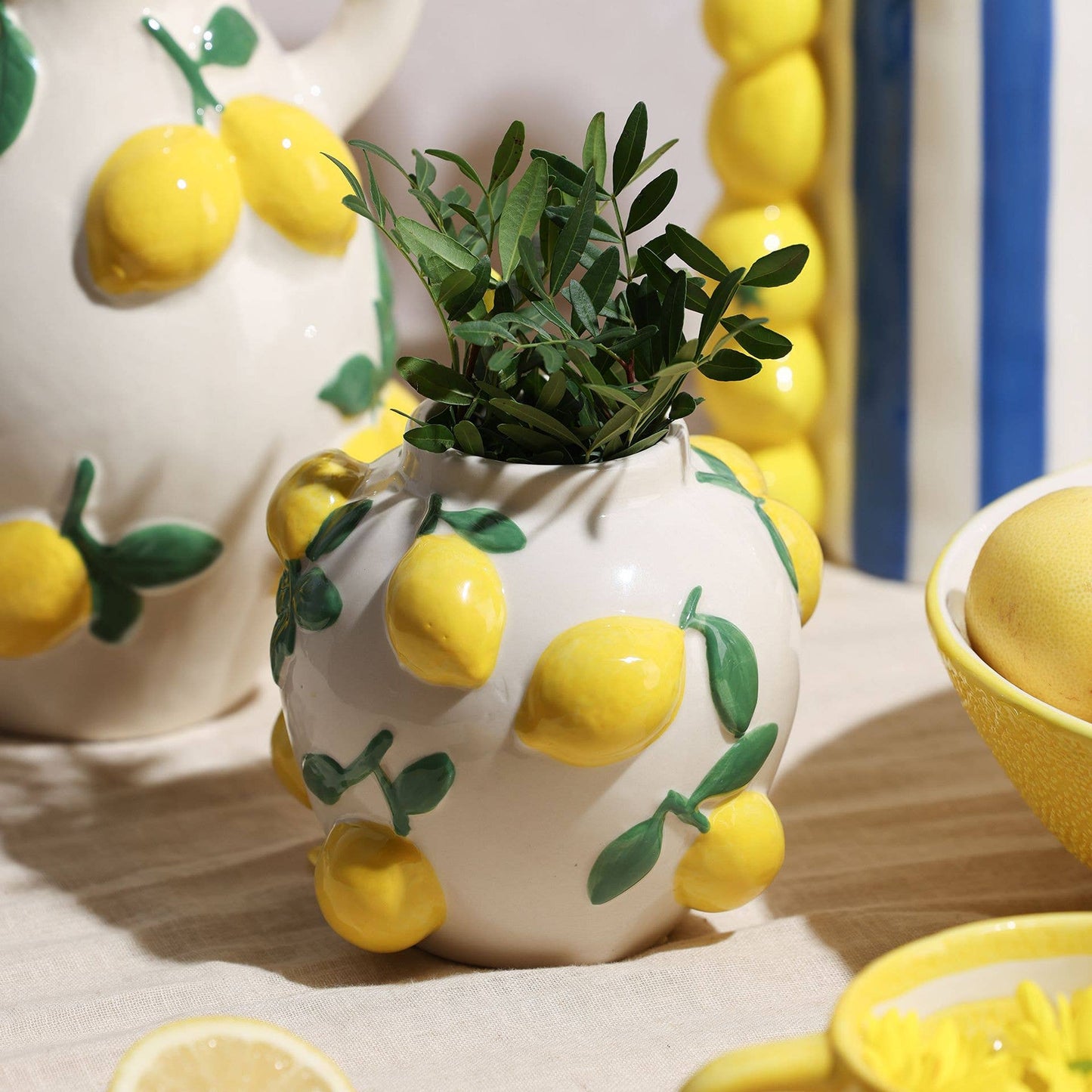 VASE CITRON