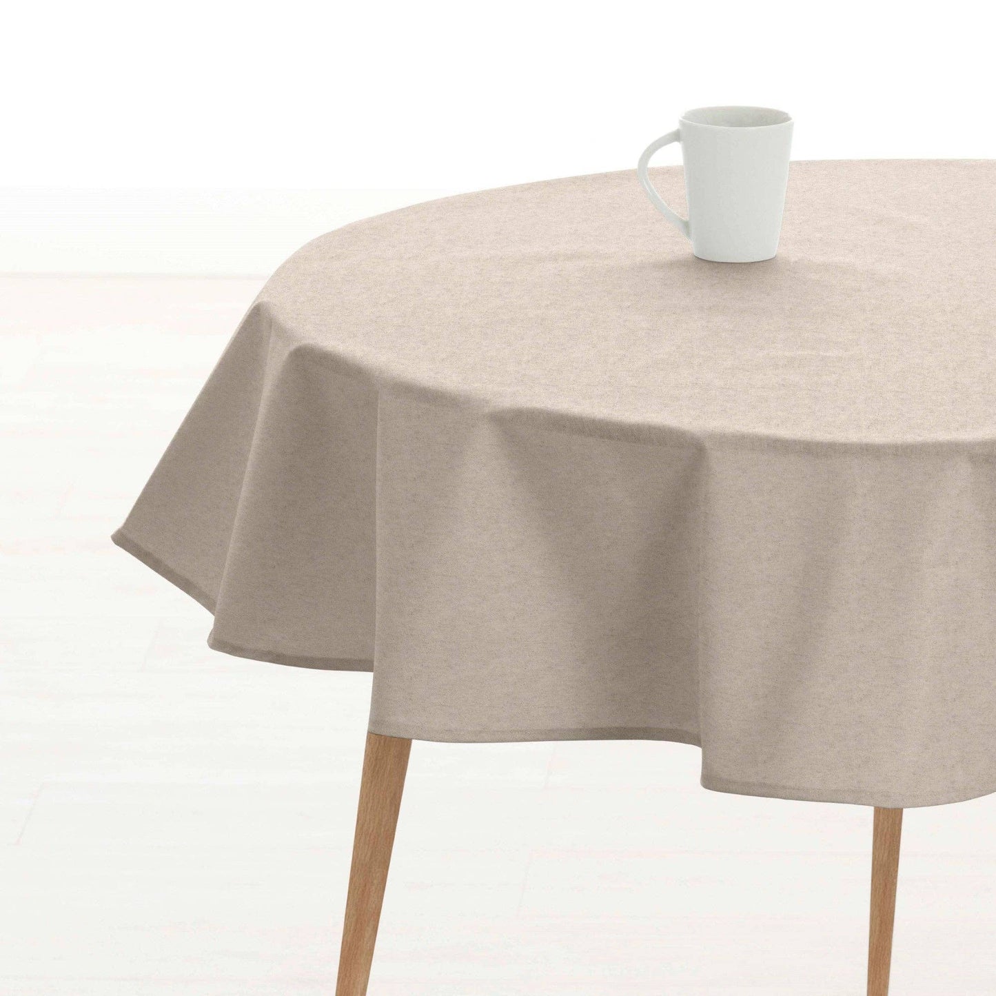 NAPPE CIRÉE RONDE - Beige