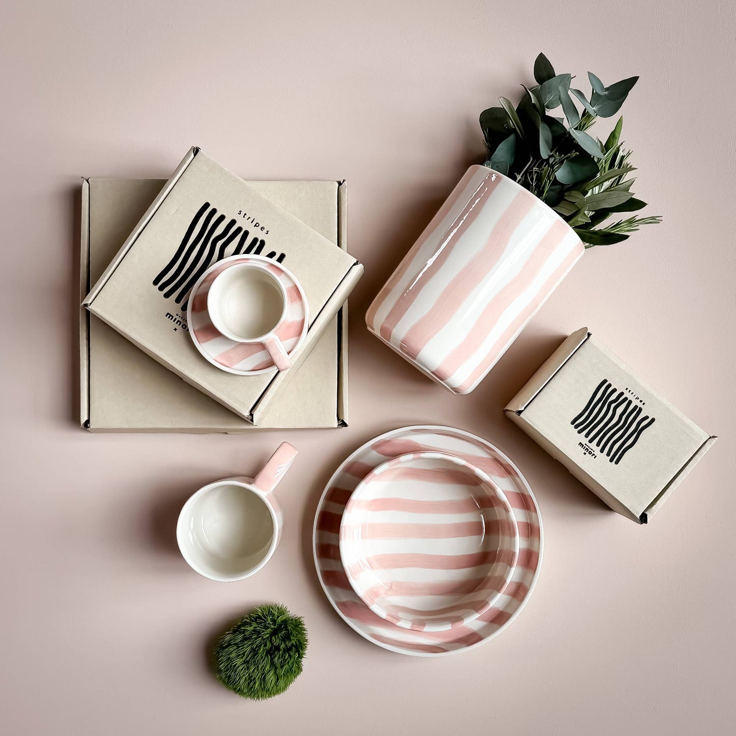 Bol Stripes - incanto rose