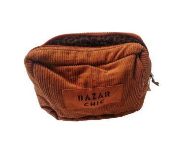 TROUSSE EN VELOURS "BAZAR CHIC" - 6 couleurs