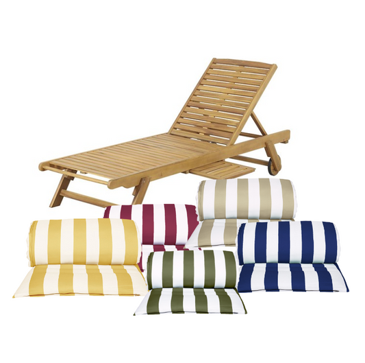 HOUSSE BAIN DE SOLEIL - RAYURES