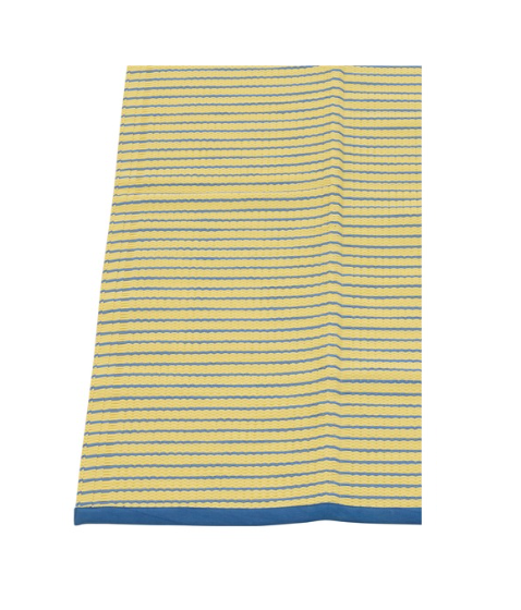 SAC + TAPIS DE PLAGE JAUNE