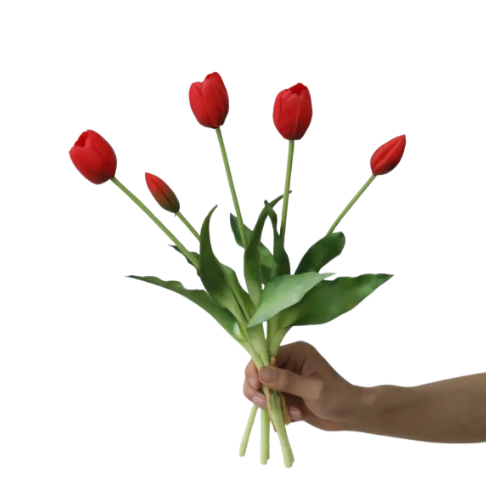 TULIPES ARTIFICIELLES - Rouge