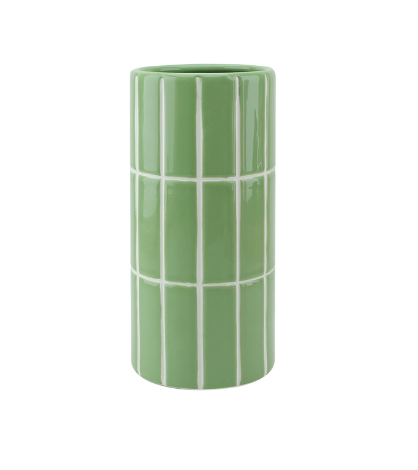 VASE CARRELAGE - Vert