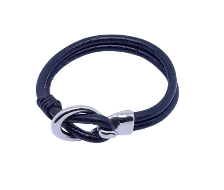 BRACELET EN CUIR - Noir
