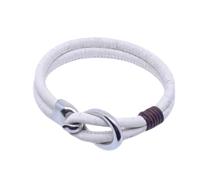 BRACELET EN LIÈGE - Blanc