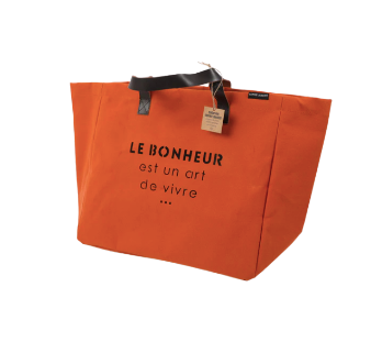 SAC EN TOILE DE COTON - Orange