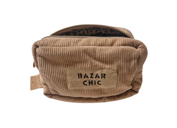 TROUSSE EN VELOURS "BAZAR CHIC" - 6 couleurs