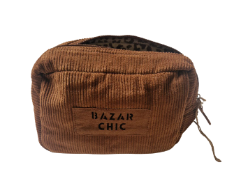 TROUSSE EN VELOURS "BAZAR CHIC" - 6 couleurs