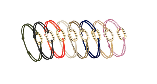 BRACELET MAILLON 16mm PLAQUÉ OR - 8 coloris