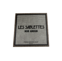 DESSOUS DE VERRE - "Les sablettes on amour"