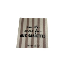 DESSOUS DE VERRE - "Un été sans fin aux Sablettes"
