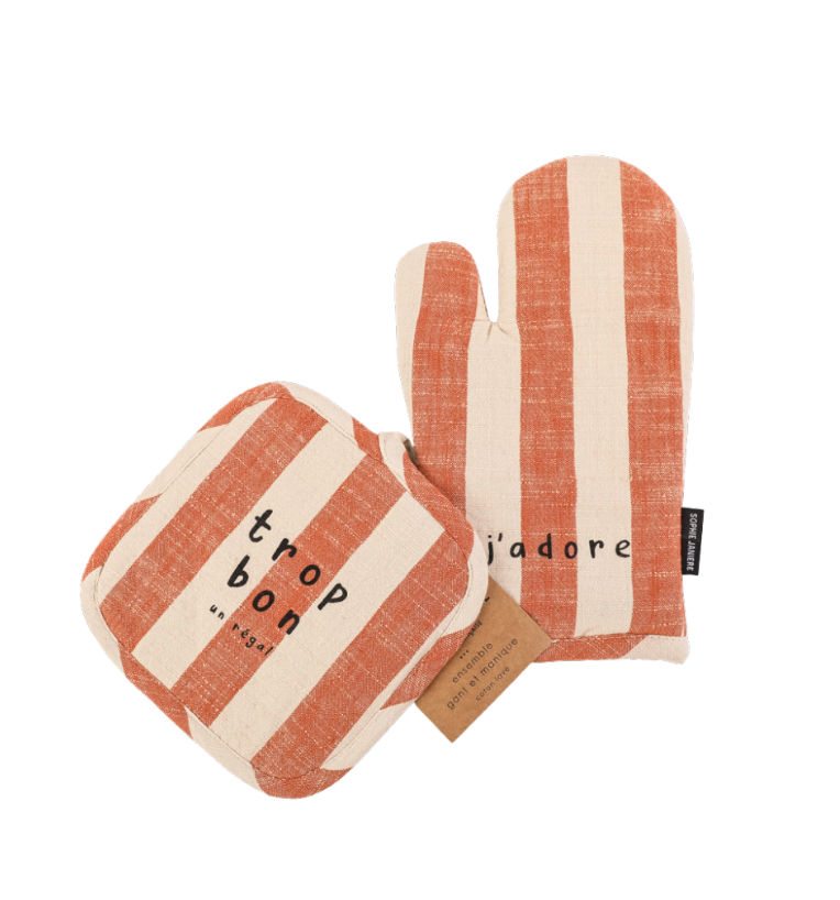 GANT + MANIQUE - Rayé orange