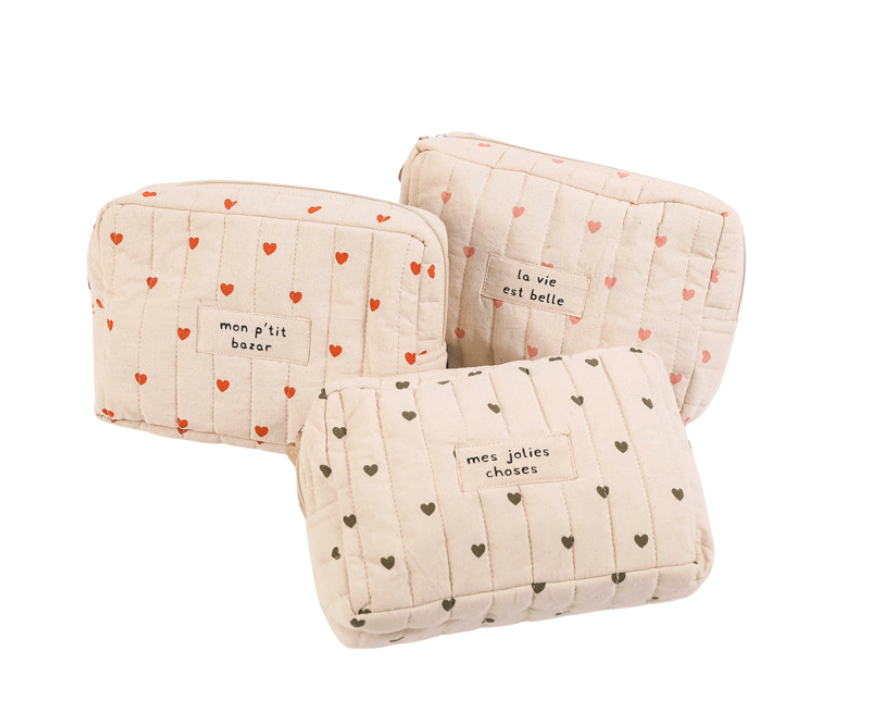 TROUSSE COEUR - 3 couleurs