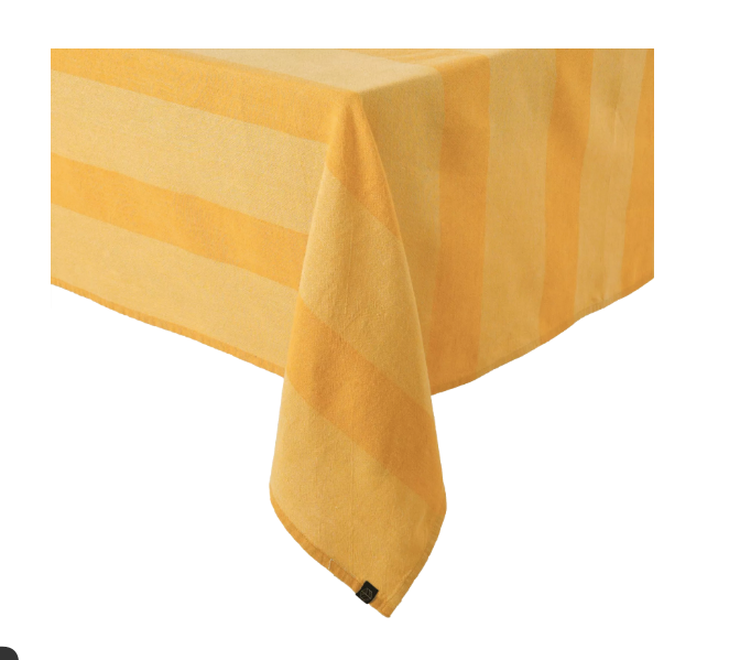 NAPPE COTON + LIN - Jaune