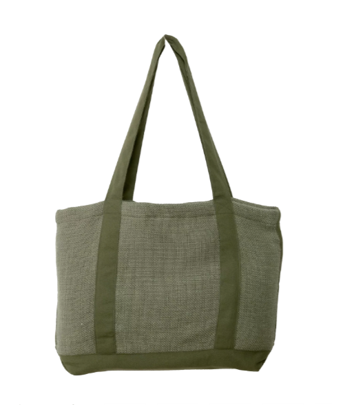 SAC LIN ET COTON - Kaki