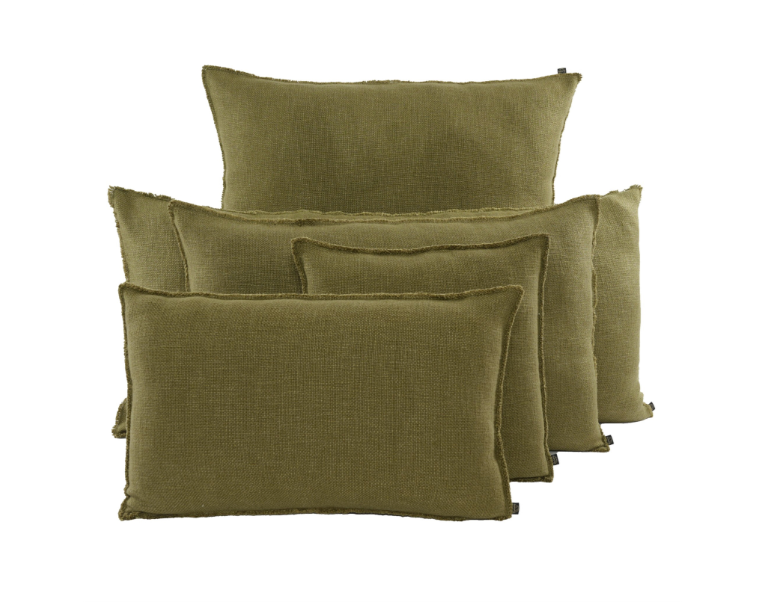HOUSSE DE COUSSIN COTON KAKI