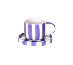 TASSE RAYÉE - Violette