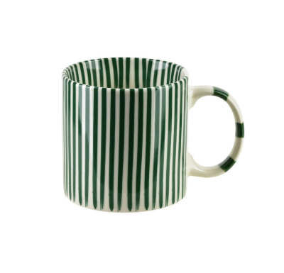 TASSE RAYÉE - Verte