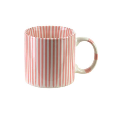 TASSE RAYÉE - Rose