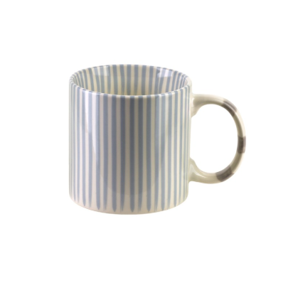TASSE RAYÉE - Bleu clair