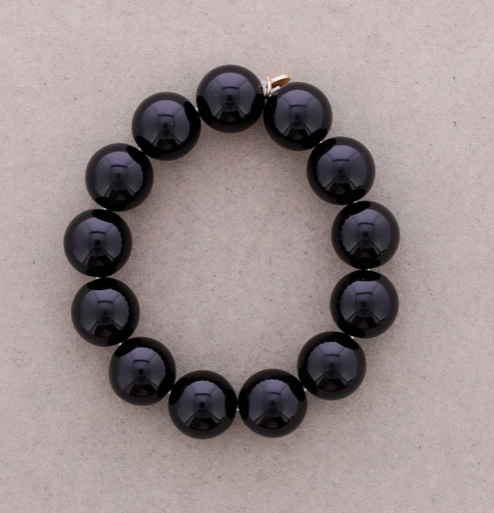 BRACELET BOULES - Noir