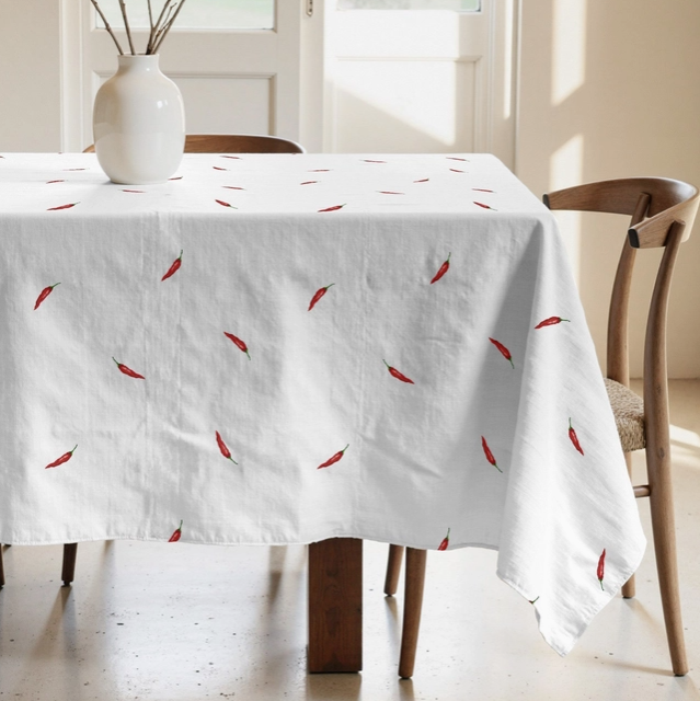 NAPPE ANTI-TACHE - Piment - 200x155cm