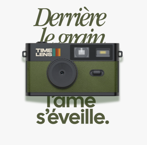 APPAREIL PHOTO NUMÉRIQUE (TIMELENS) - Kaki