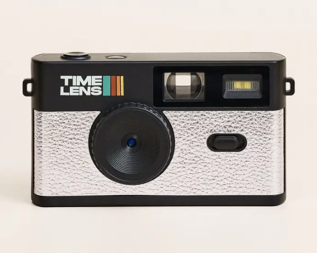 APPAREIL PHOTO NUMÉRIQUE (TIMELENS) - Argent