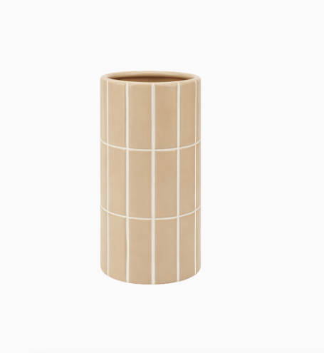 VASE CARRELAGE - Beige