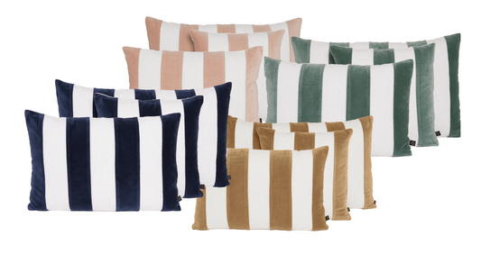 HOUSSE DE COUSSIN - RAYURES