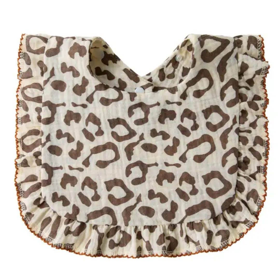 Bavoir imprimé 30×26cm coton biologique